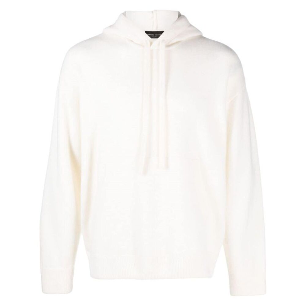 Roberto Collina Men Wool And Cashmere Hooded Sweater